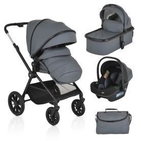 Cangaroo Kolica za bebe Joker 3u1 - Mineral Grey